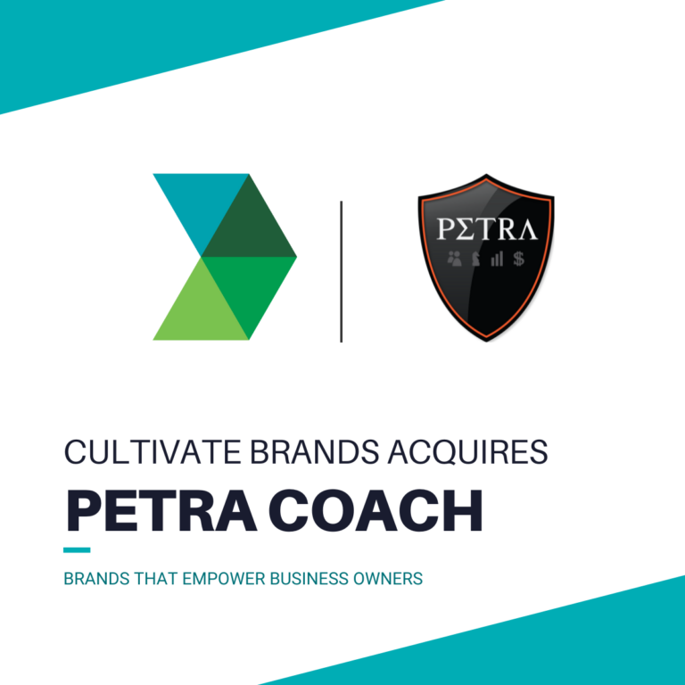 Cultivate Brands Acquires Premier Executive and Leadership Coaching Firm Petra Coach